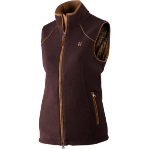 Härkila Sandhem Lady fleece vest Dark port melange XL