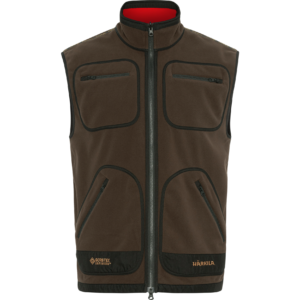 Härkila Kamko fleece vest Brown/Red 3XL