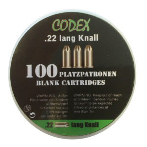 Codex platzpatroner 22 KNALL (Skal afhentes i butikken)