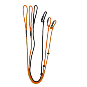 BLF Udstillingsline webbing 8 mm x 140 cm -Orange