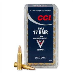 CCI 17 hmr 20 grains FMJ 50 stk