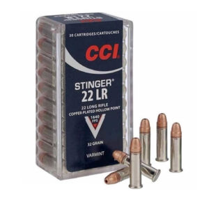 CCI 22 lr  salonpatron Stinger HP 2 grains 50 stk