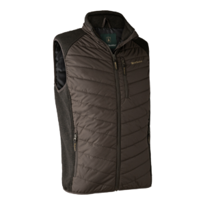 Deerhunter Moor Vatteret Vest med strik Brown Leaf XL