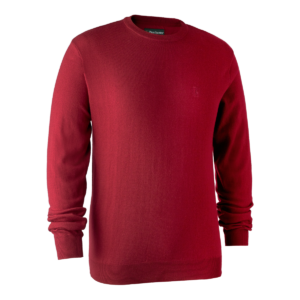 Deerhunter Kingston Strik med rund hals Red 3XL