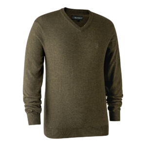 Deerhunter Kingston Striktrøje med V-hals Cypress 2XL