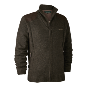 Deerhunter Carlisle Strik Cardigan med stormliner Dark Elm 2XL