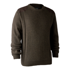 Deerhunter Sheffield Strik med rund hals Dark Elm 2XL