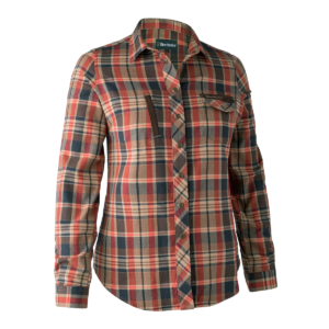 Deerhunter Lady Athena Skjorte Orange Check 36