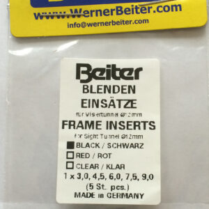 Beiter inserts 3/4,5/6/7,5/9 mm Sight tunnel