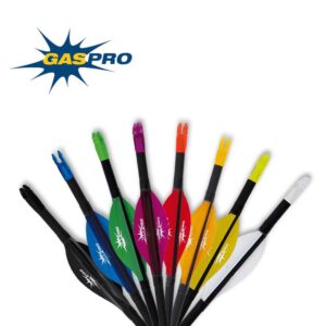 Gas Pro Vanes 2" Soft Recurve RH 50 stk pr. pakke-Blå