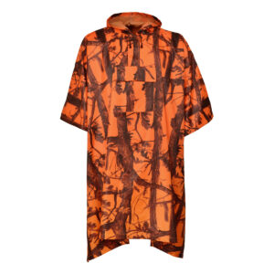 Percussion poncho orange camo